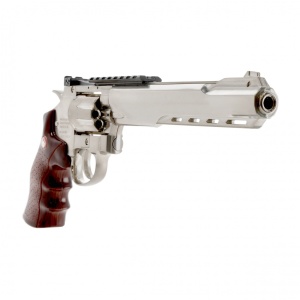 Ruger Superhawk 8in Airsoft Revolver - Chrome [6mm] - Img 8
