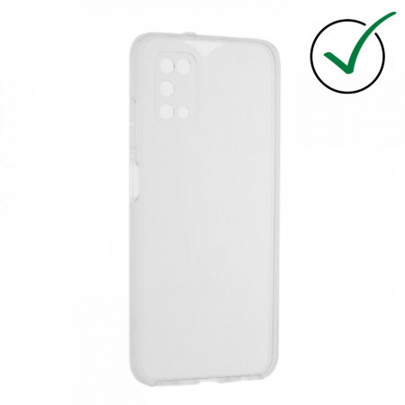 Husa Samsung Galaxy A03s, Clear Case, Protectie Camere, Transparent
