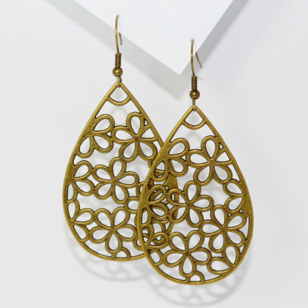 Cercei lacrimi de bronz