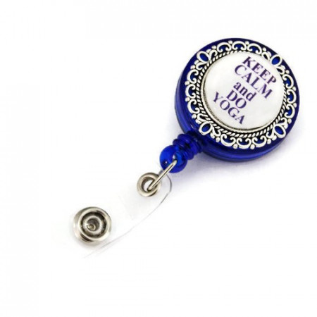 Accesoriu ecuson - &quot;Keep calm and do yoga&quot; - Img 2