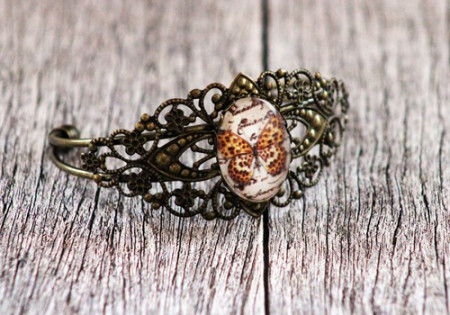 Bratara vintage - Butterfly