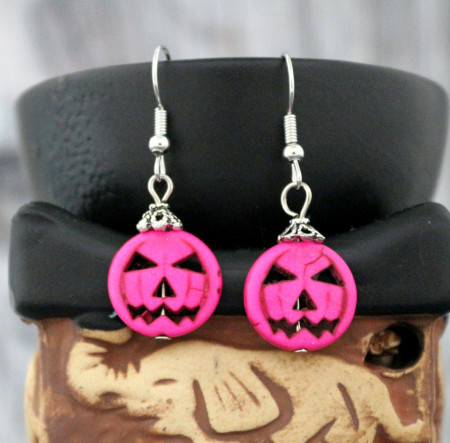 Cercei Halloween - dovlecei roz