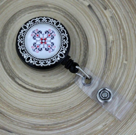 Accesoriu ecuson, motiv traditional - M2