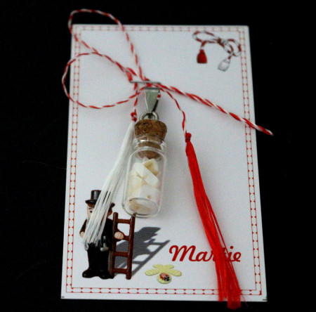 Pandantiv martisor sidef - piatra feminitatii