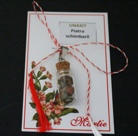 Pandantiv martisor unakit - piatra schimbarii