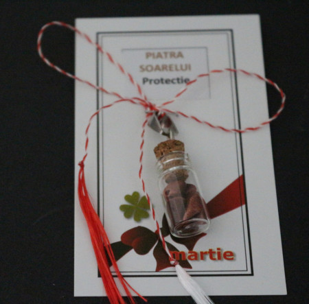 Pandantiv martisor piatra soarelui - piatra personalitatii