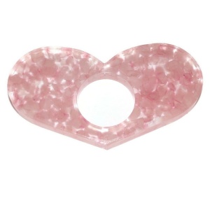 Accesoriu pentru citit din rasina epoxidica cu pietricele semipretioase de cuart roz - Img 6