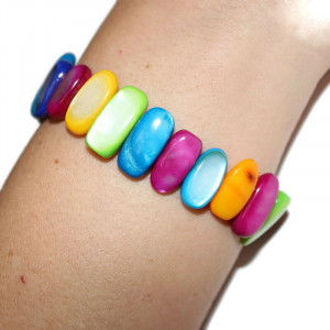 Bratara aschii sidef multicolor - Img 2