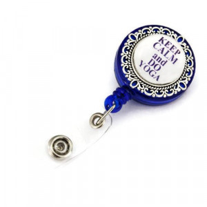 Accesoriu ecuson - "Keep calm and do yoga" - Img 2