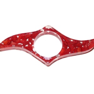 Accesoriu pentru citit din rasina epoxidica cu pietricele de coral - Img 4