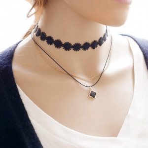 Choker "Flower power" - Img 2