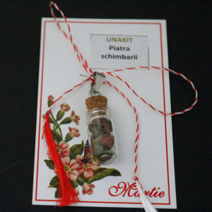 Pandantiv martisor unakit - piatra schimbarii
