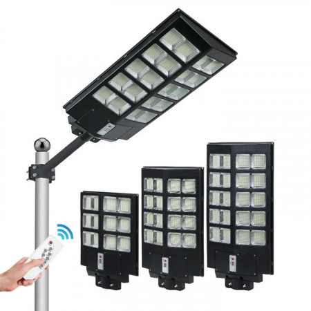 LAMPA SOLARA STRADALA DUBLA 600w / 800w / 1000w CU TELECOMANDA