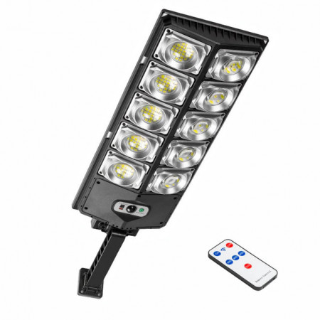 SET 2 X LAMPA SOLARA TIP STRADAL 100W 10 CASETE LED SMD