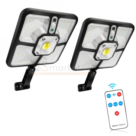 PACHET 2 LAMPI SOLARE - ILUMINARE 220 LED 50W