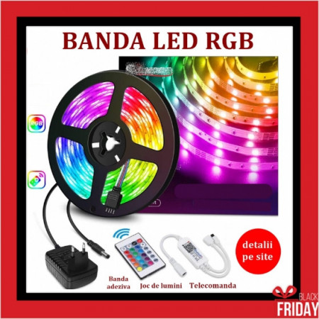 BANDA-LED RGB 5 METRI 60 led metru