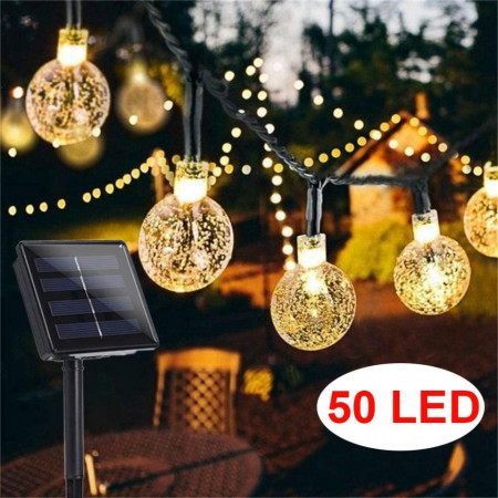 INSTALATIE CU PANOU SOLAR 7 METRI 50 LED