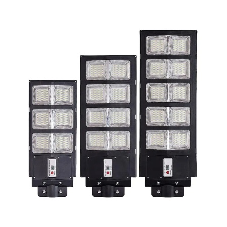 LAMPA SOLARA STRADALA CU SENZOR SI TELECOMANDA 300W / 400W / 500W