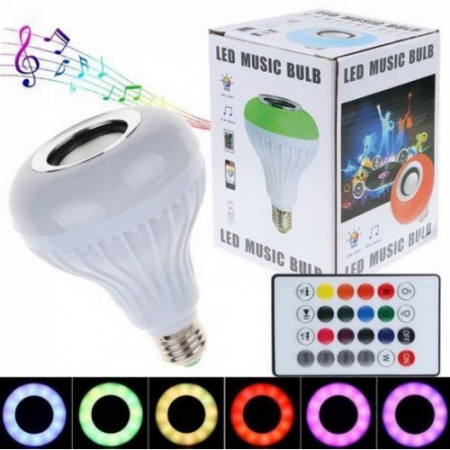 BEC BLUETOOTH CU BOXA SI TELECOMANDA