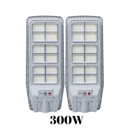 PACHET 2 LAMPI SOLARE STRADALE , 300W, IP65, panou incorporabil, J-812