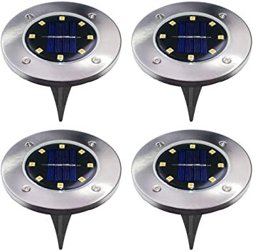 SET 4 LAMPI SOLARE PENTRU SOL 8 LED
