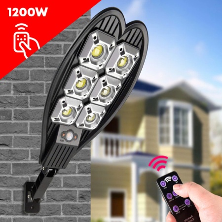 Lampa solara stradala led 6 casete cob 120W