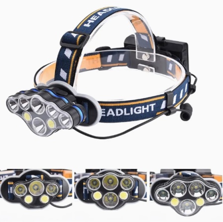 LANTERNA DE CAP CU 8 LED-URI HW10017