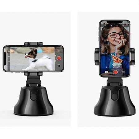 Suport smart pentru telefon tip robot cameraman, urmarire automata a persoanelor/obiectelor, recunoastere faciala, rotatie 360°