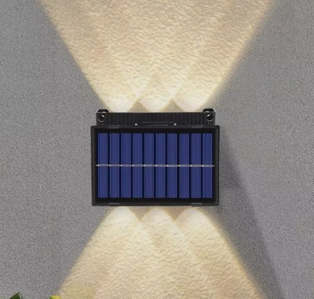 SET 4 LAMPI SOLARE BIDIRECTIONALE CU 6 LED