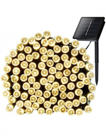 Instalatie cu panou solar 100 Led 12 metri