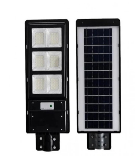 Lampa stradala 300W cu panou solar si acumulator Jortan