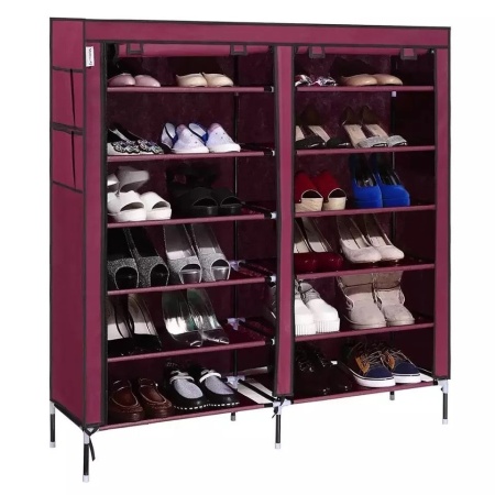 Organizator de Pantofi material textil cu 12 Rafturi T-2712