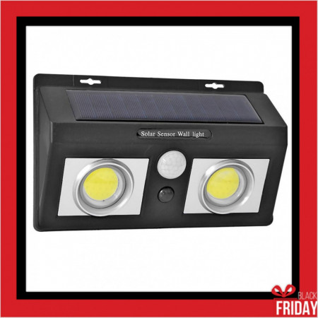 Lampa LED solara cu senzor de miscare , 61 Led-uri, CL-5066A