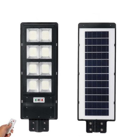 Lampa stradala 400W cu panou solar si acumulator Jortan