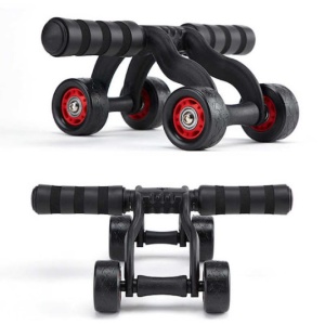 Aparat fitness cu 4 roti pentru abdomen si spate - Img 2