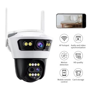 Camera de Supraveghere, Jortan JT-5, Wifi, IP66, Hd wireless, 9 MP, 1920 x 1080 pixeli ,Aplicatia Yoosee , Card 32GB - Img 3