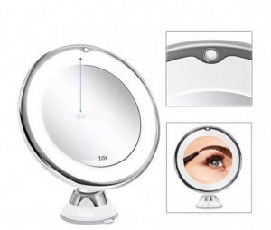OGLINDA MAKEUP CU LED ROTUNDA - Img 2