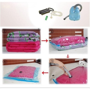 Pachet 10 Buc Saci Vacuum De Vidat Haine, 60 x 80 cm - Img 4