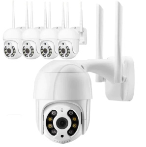 PACHET 4 CAMERE SUPRAVEGHERE YOOSEE 5MP LAH-JW-A15 + 4 CARD 32GB - Img 2