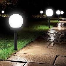PACHET 4 LAMPI SOLARE PENTRU GRADINA TIP GLOB - Img 4