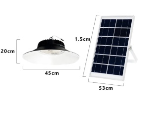 PROIECTOR SOLAR CU ABAJUR 45X20CM 150W CU TELECOMANDA - Img 5