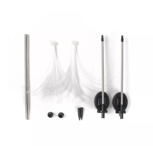 SET 4 LAMPI SOLARE DECORATIVE PALMIER LED COLOR FIBRA OPTICA - Img 4