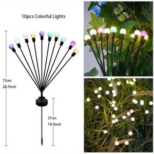 Set 4 X Lampi solare Licurici De Gradina 10 Bulbi Fiecare - Img 7