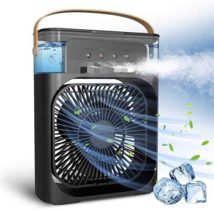 Ventilator cu pulverizare de apa, difuzor de mirosuri, temporizator de oprire automata - Img 1