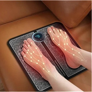 1+1 GRATIS Aparat masaj picioare cu Incarcare USB pentru electrostimulare 19 niveluri intensitate - Img 2