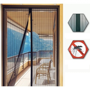 1+1 GRATIS PERDEA PLASA ANTI-INSECTE CU MAGNET 210cm x100cm - Img 5