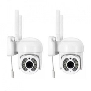 2 CAMERE SUPRAVEGHERE WIFI PROMO 5MP ICSEE + CARD 32 GB CADOU ABQ-Q2 - Img 2