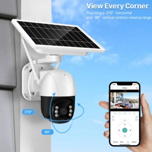 CAMERA SUPRAVEGHERE CU PANOU SOLAR SI CARTELA 1080P 3G/4G - Img 2