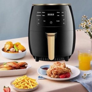 Friteuză fără Ulei cu Aer Cald, 2400W, 6L, LCD Touch, 6 Programe, Accesorii Incluse - Img 7