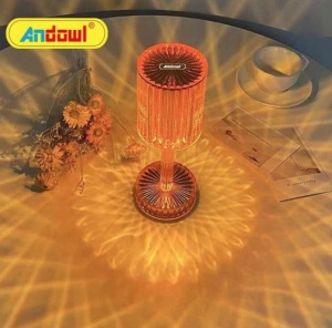 LAMPA DECORATIVA DE MASA CU LED CRYSTAL TOUCH - Img 1